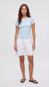 Two Tone Crew Neck Tee