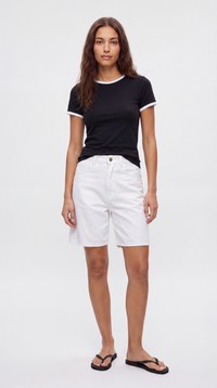 Two Tone Crew Neck Tee