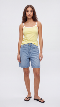 Two Tone Spaghetti Tank