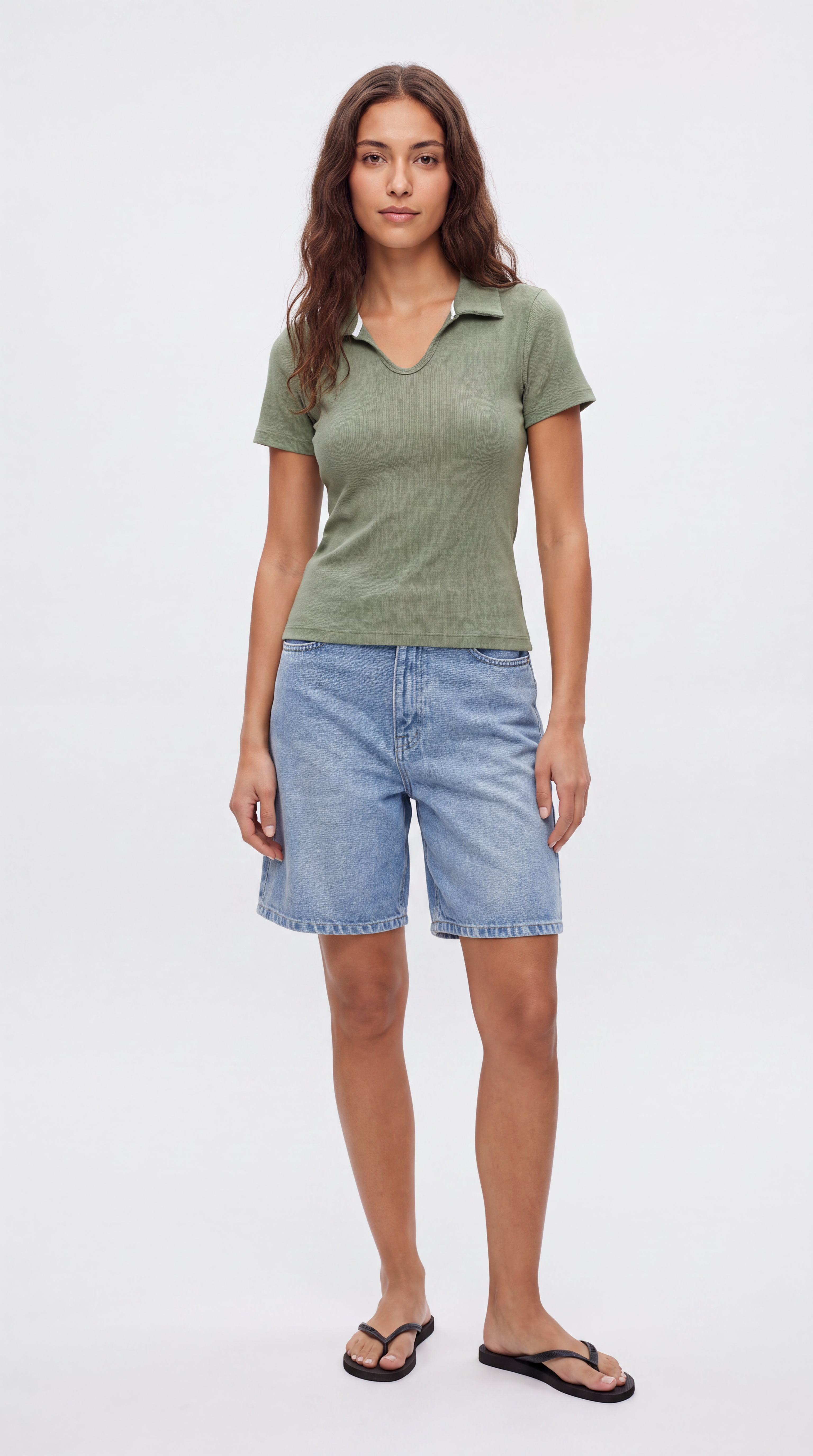 Ribbed Polo