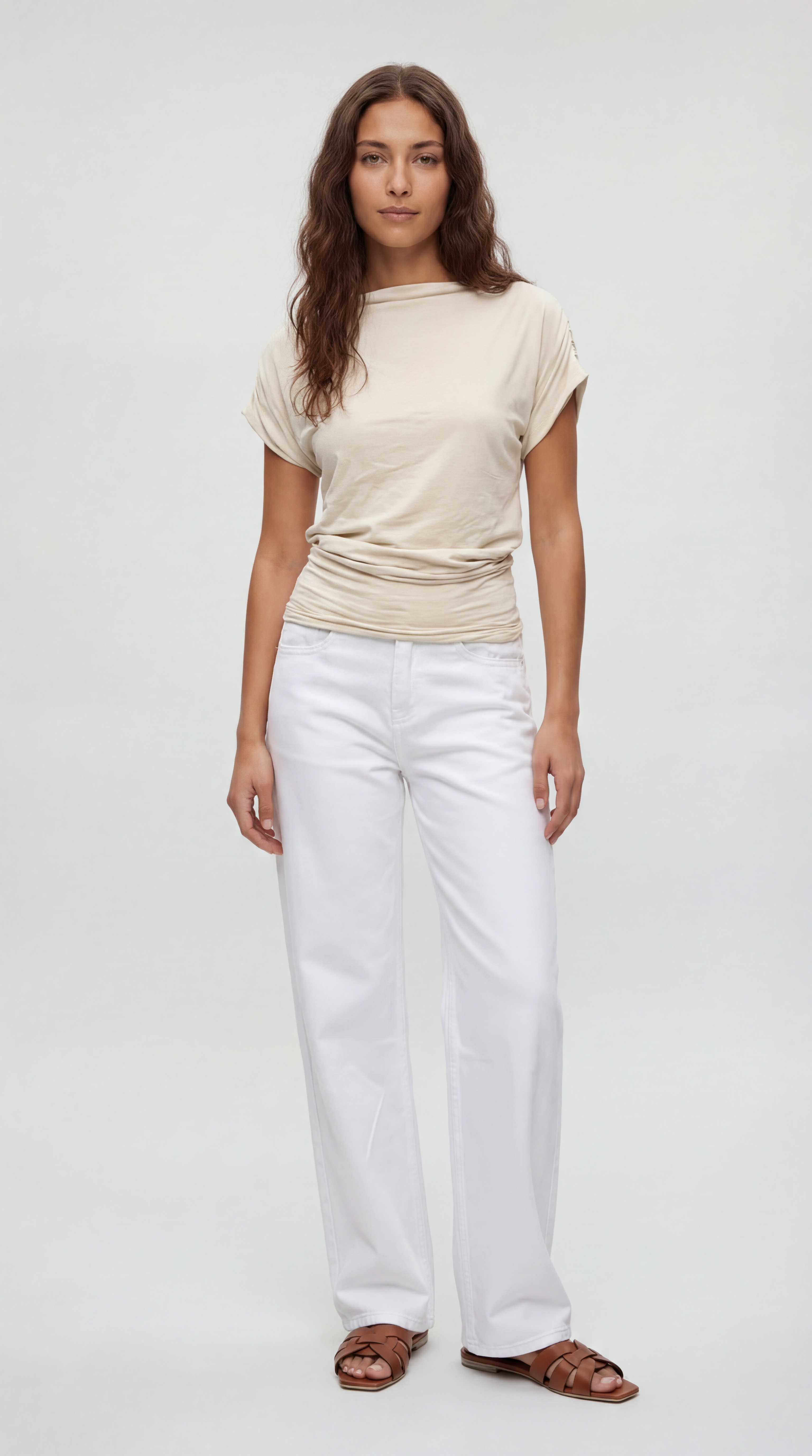 Ruched Dolman Top