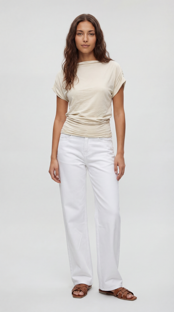 Ruched Dolman Top