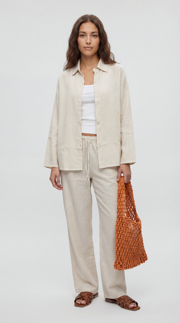 Linen Long Sleeve Shirt