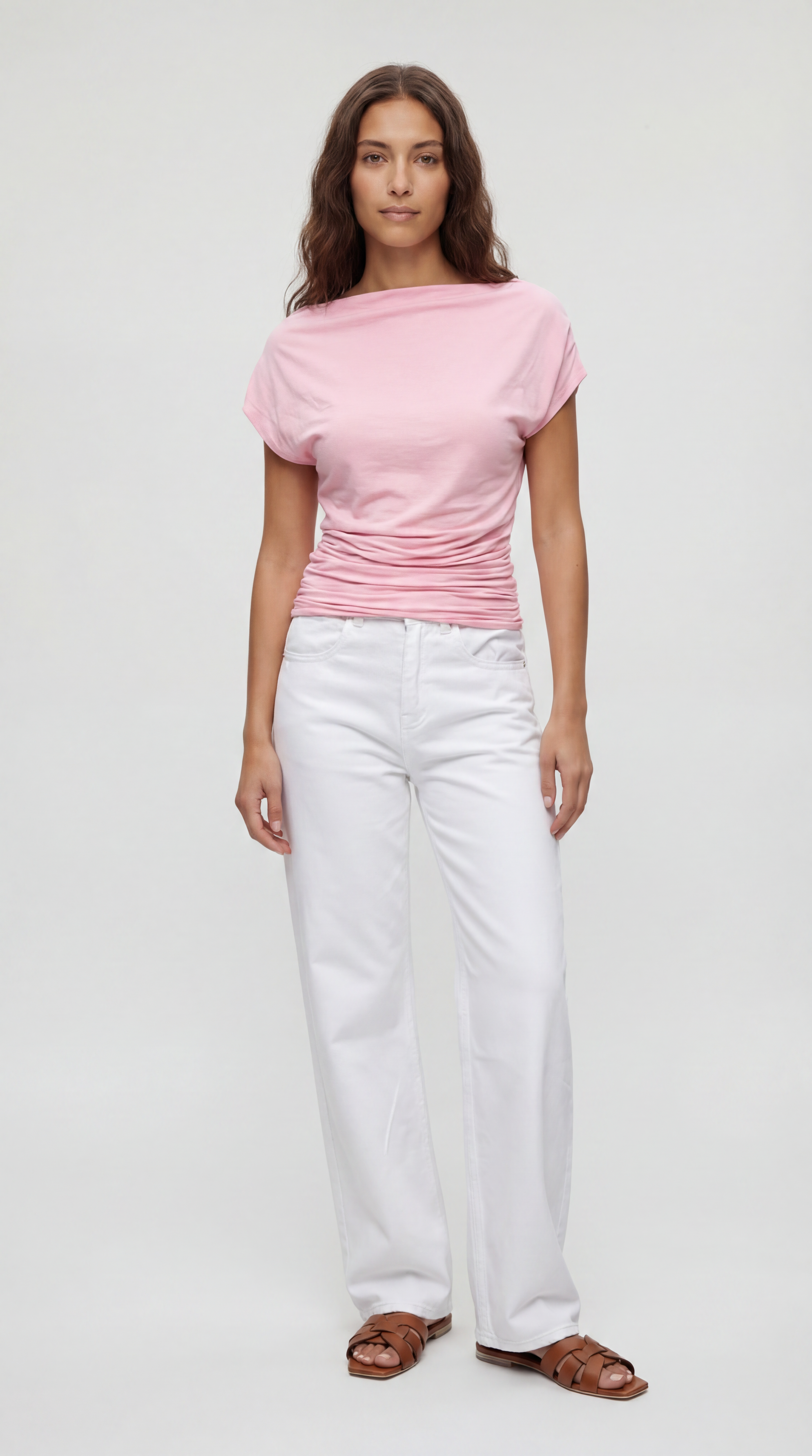Ruched Dolman Top