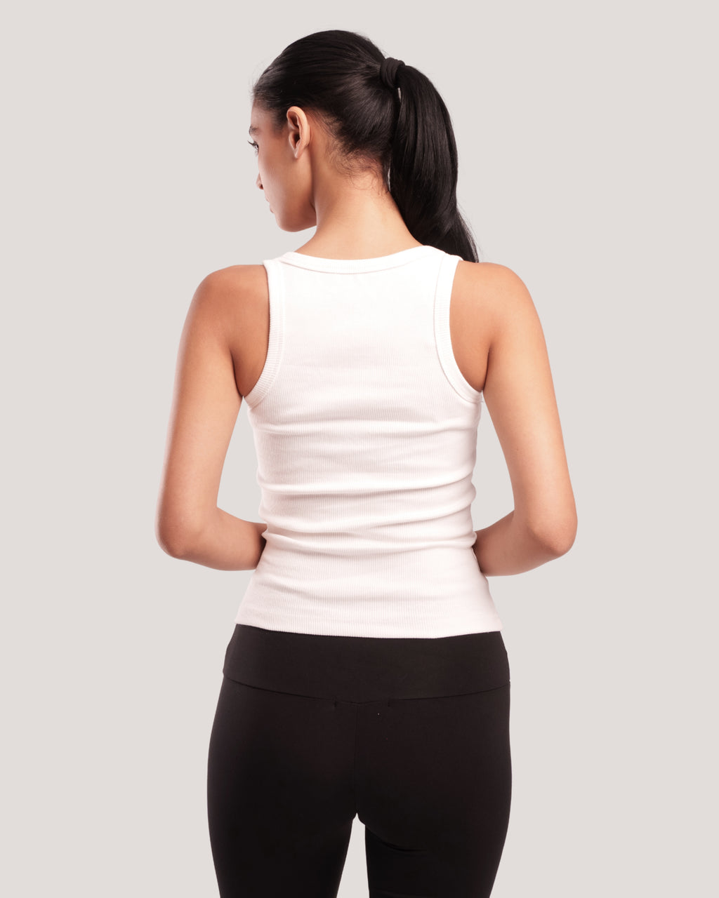 RIBBED TANK-TOP