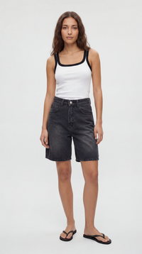 Two Tone Ribbed Tank