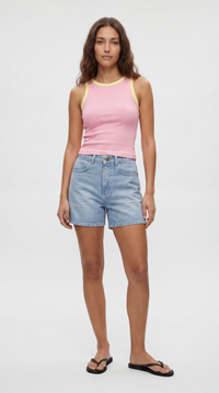 Two Tone Halter Tank
