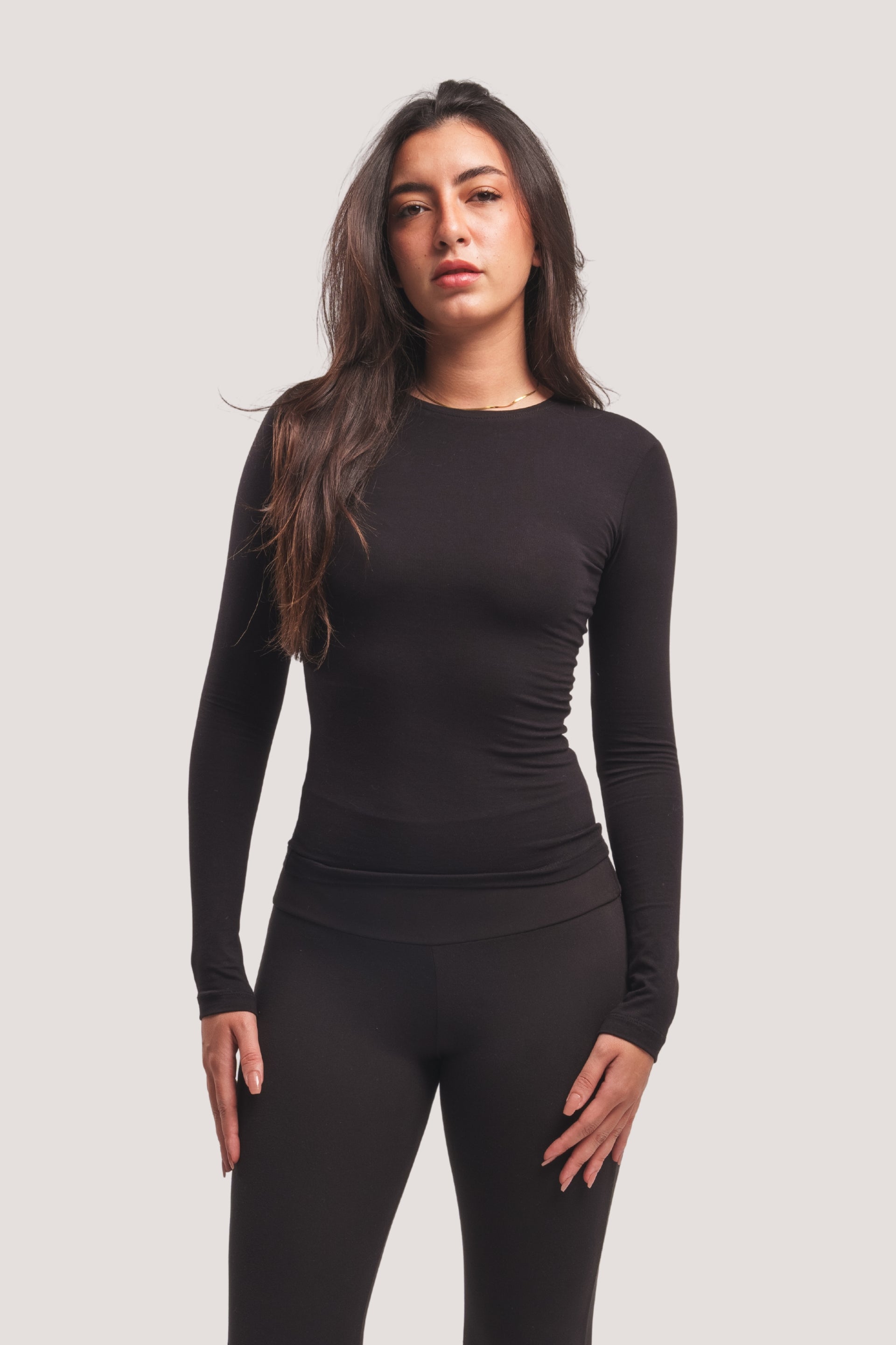 Crew-Neck Long Sleeve