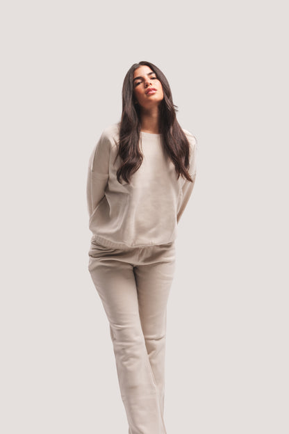 COCONUT CREW NECK SWEATSHIRT