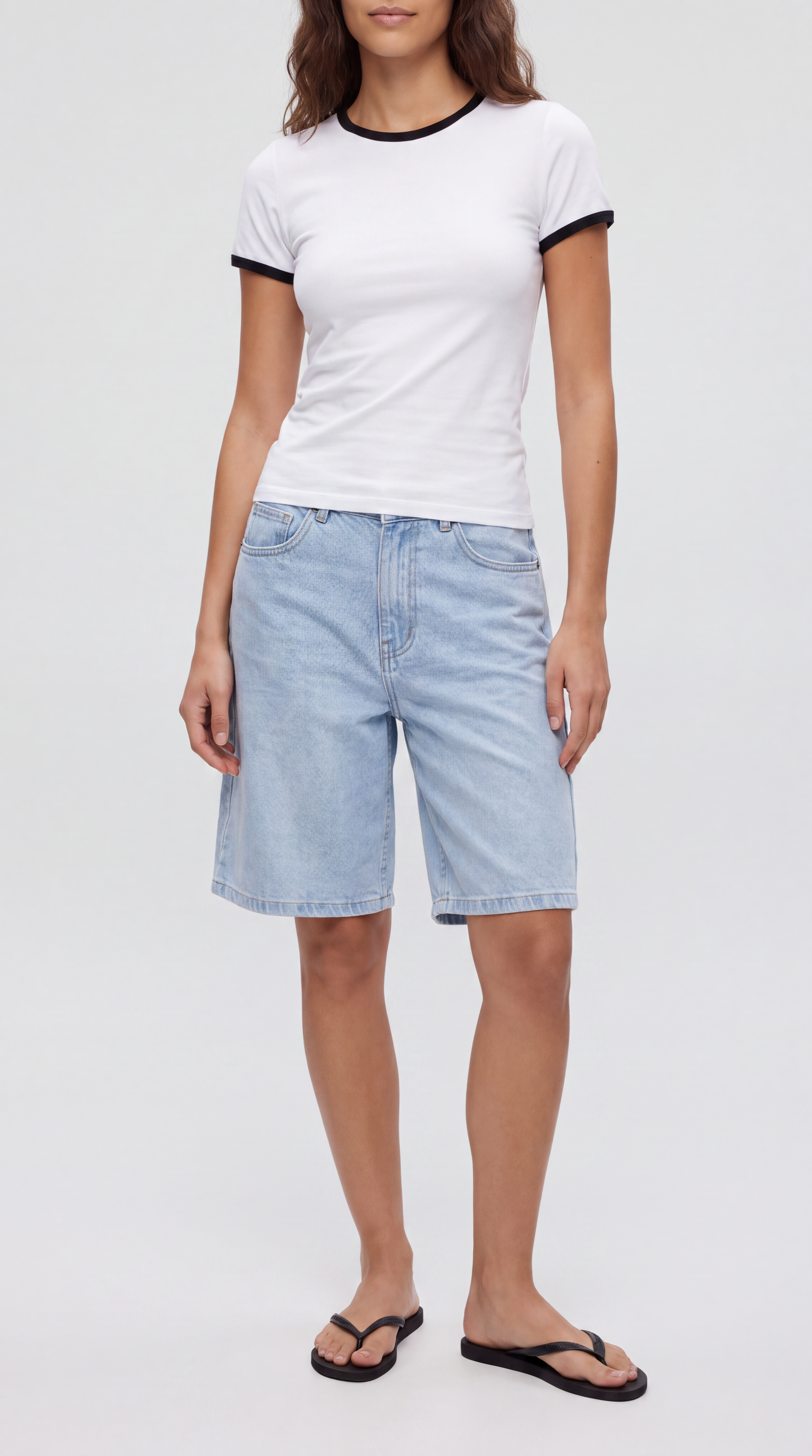 Bermuda Denim Shorts