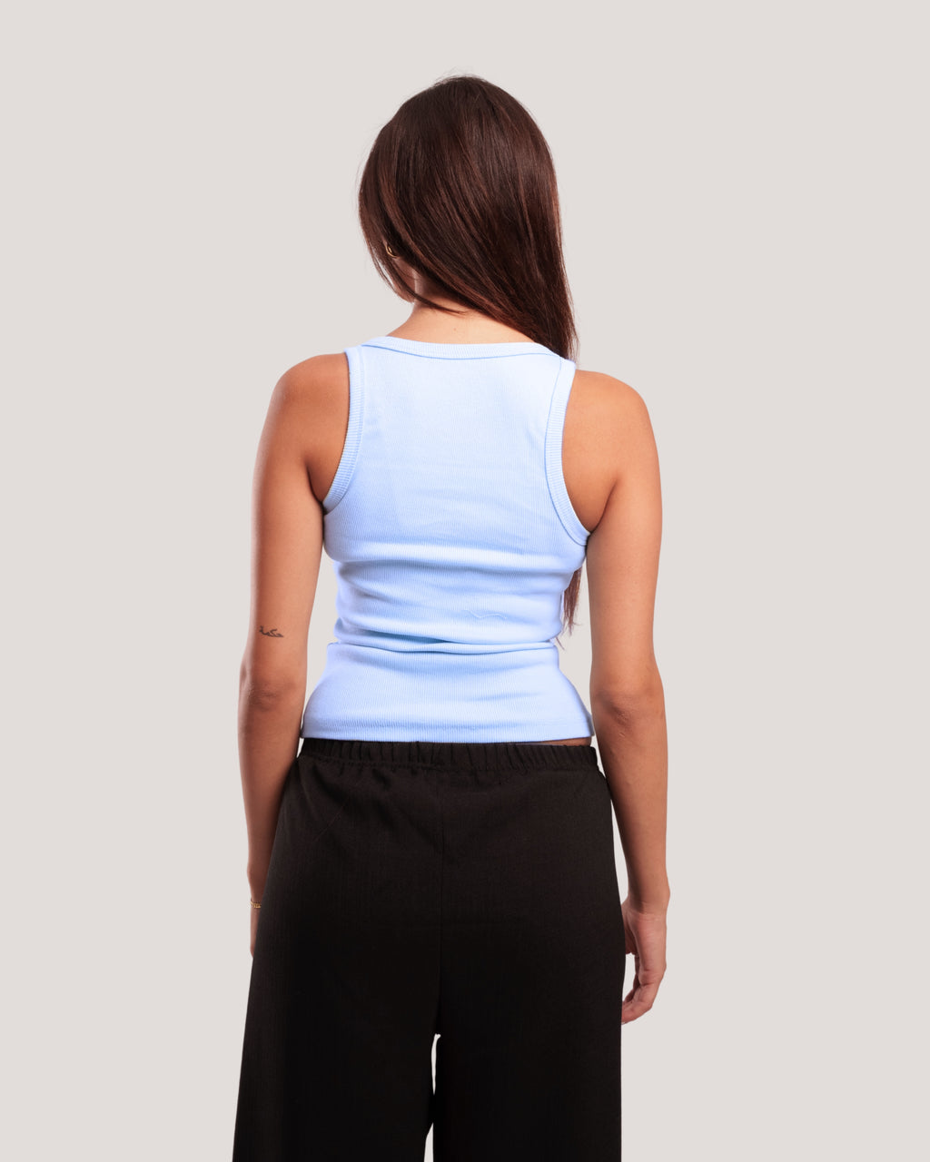RIBBED TANK-TOP