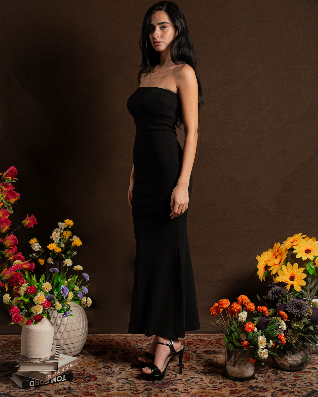 Strapless Maxi Dress