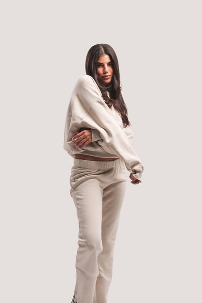 COCONUT CREW NECK SWEATSHIRT