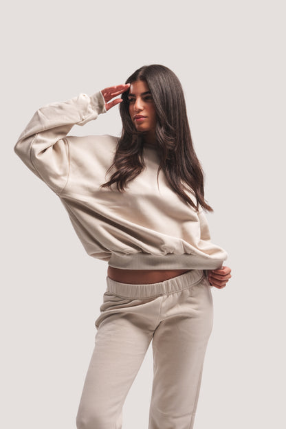 COCONUT CREW NECK SWEATSHIRT