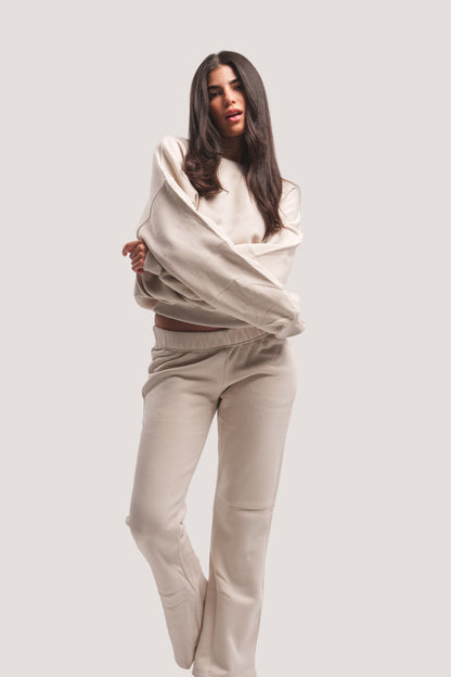 COCONUT CREW NECK SWEATSHIRT