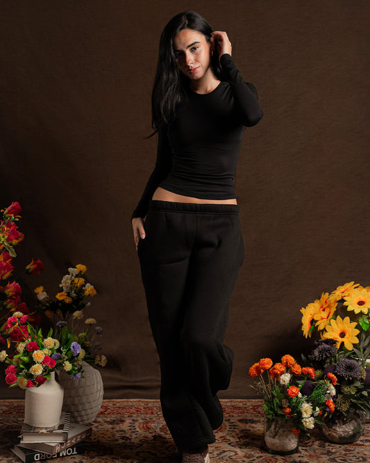 Crew-Neck Long Sleeve