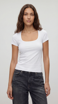 Square Neck Tee