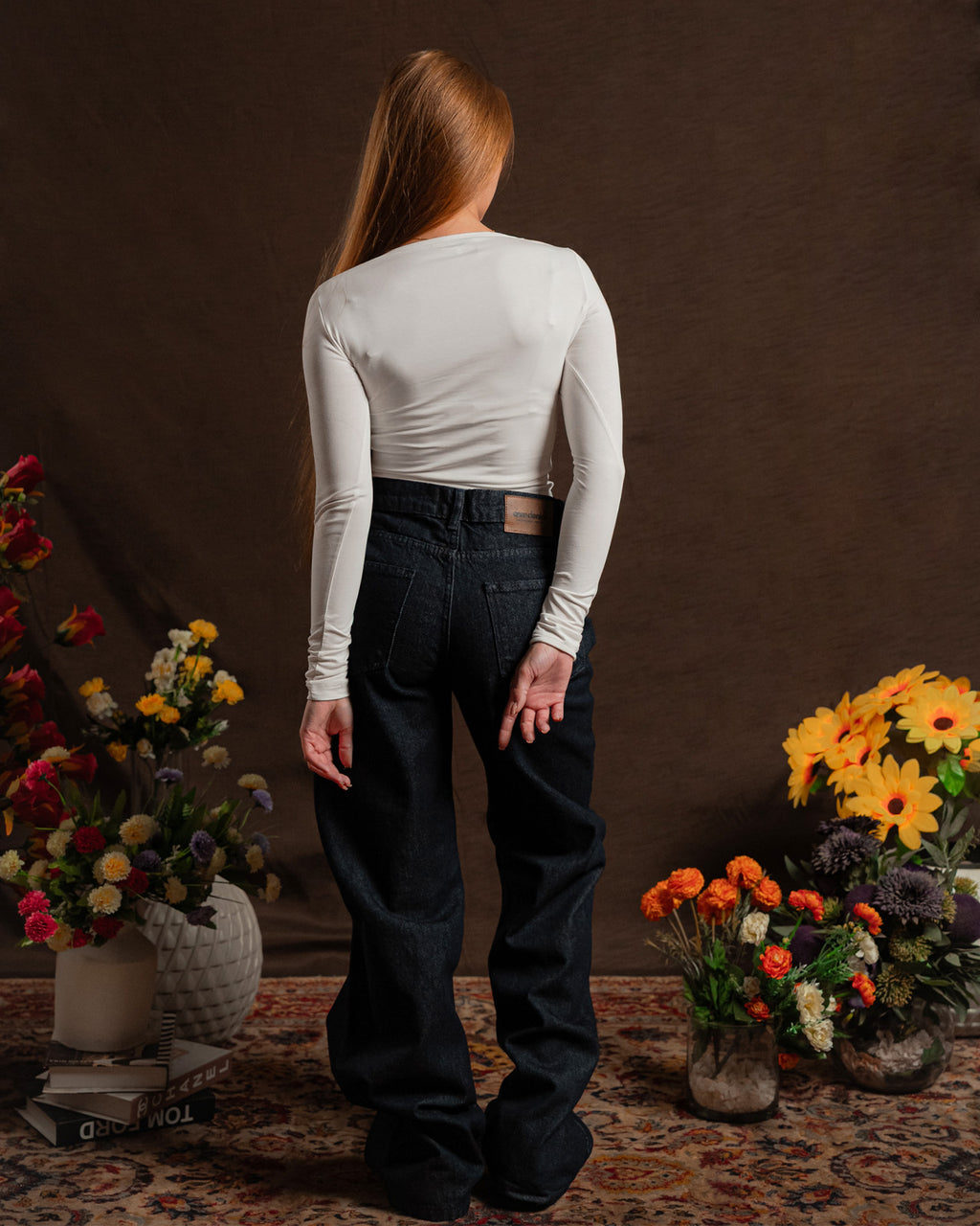 Square-Neck Long Sleeve