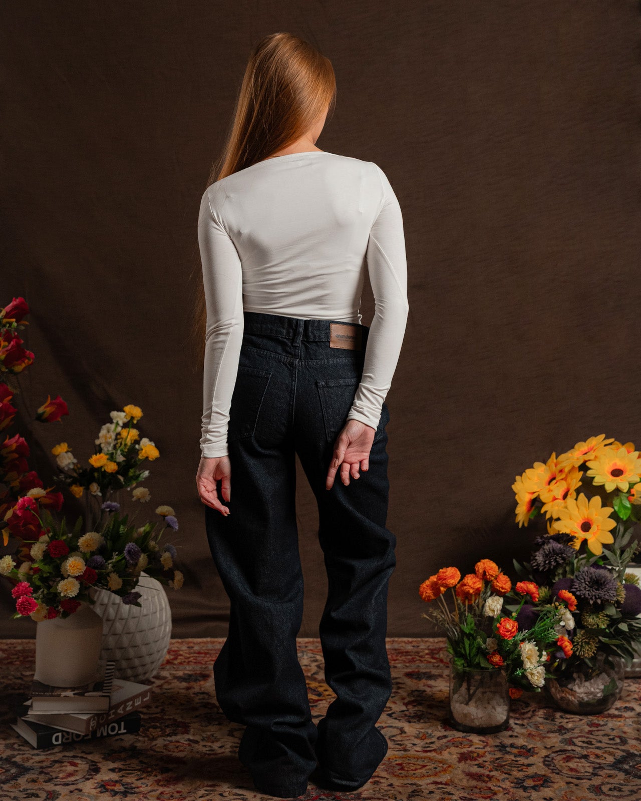 Square-Neck Long Sleeve